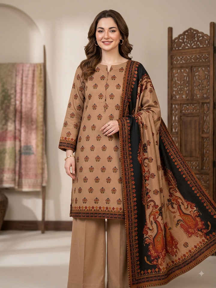 Indian kalamkari pashmina Dress
