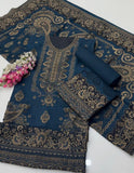 Pashmina wool Jaquard Dress