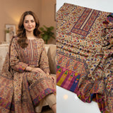 kalamkari Pashmina wool Dress