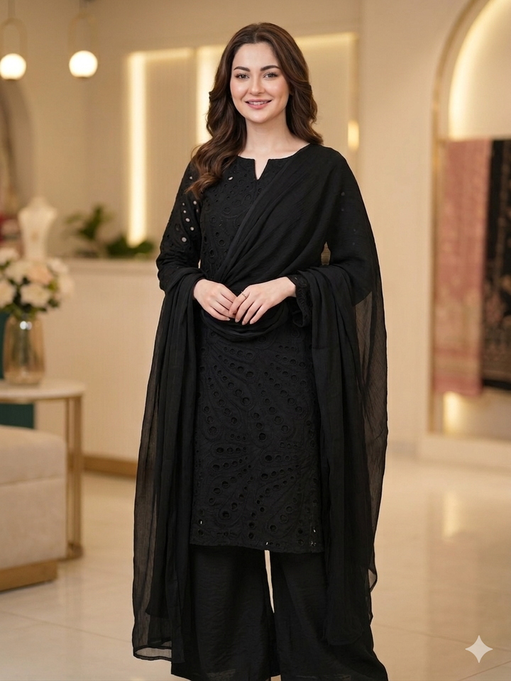 Chikan 3 pc Dress