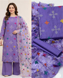 Lanw Embroidery 3 pc Dress