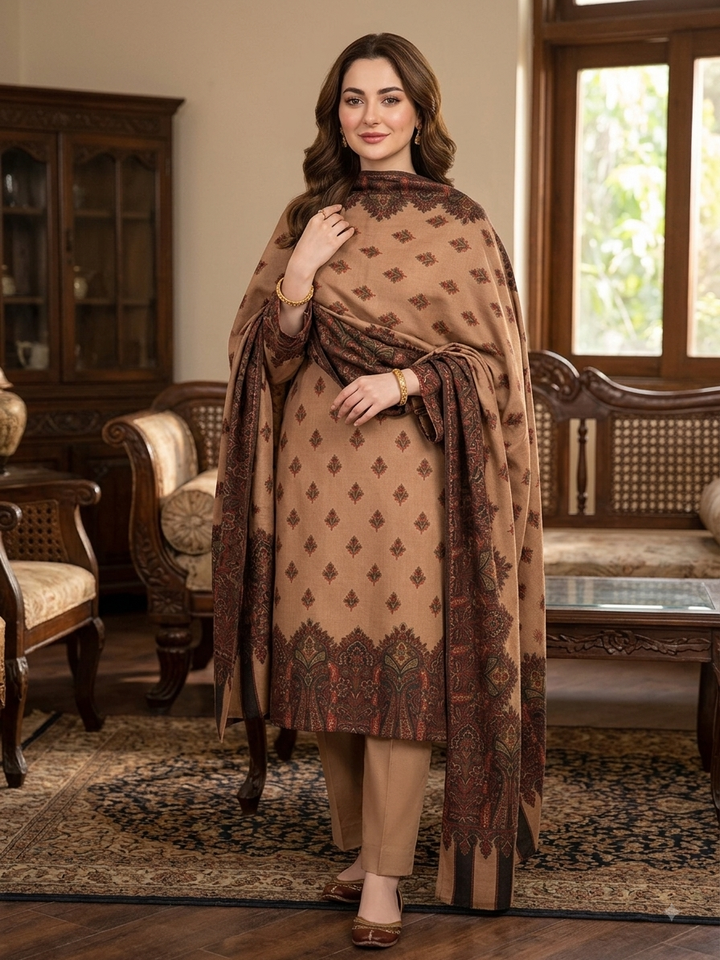 Indian kalamkari pashmina Dress