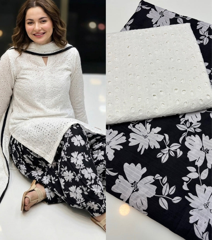 Chikan kari 2 pc dress
