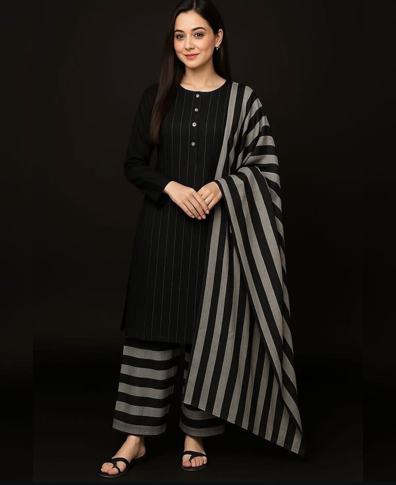Soft khadder 3 pc Dress