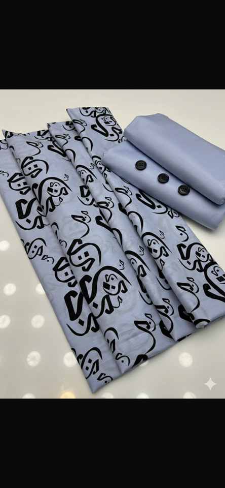 Calligraphy 3 pc Dress