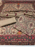 kalamkari Pashmina wool Dress