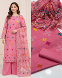 Lanw Embroidery 3 pc Dress