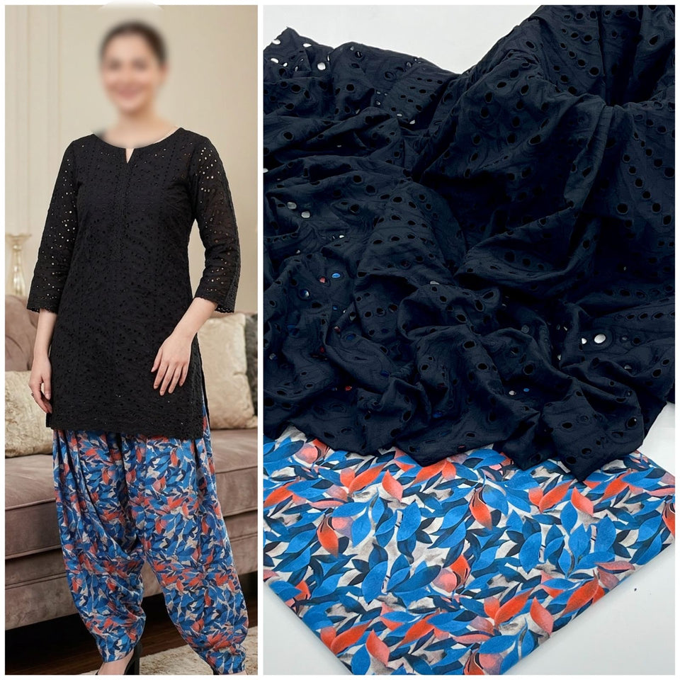 Chikan kari 2 pc Dress