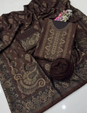 Pashmina wool Jaquard Dress