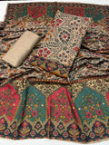 kalamkari Pashmina wool Dress