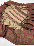 Indian kalamkari Pashmina wool Dress