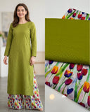 Chikan kari 2 pc Dress