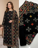 Lanw Embroidery 3 pc Dress