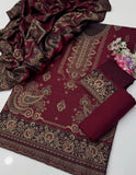 Pashmina wool Jaquard Dress