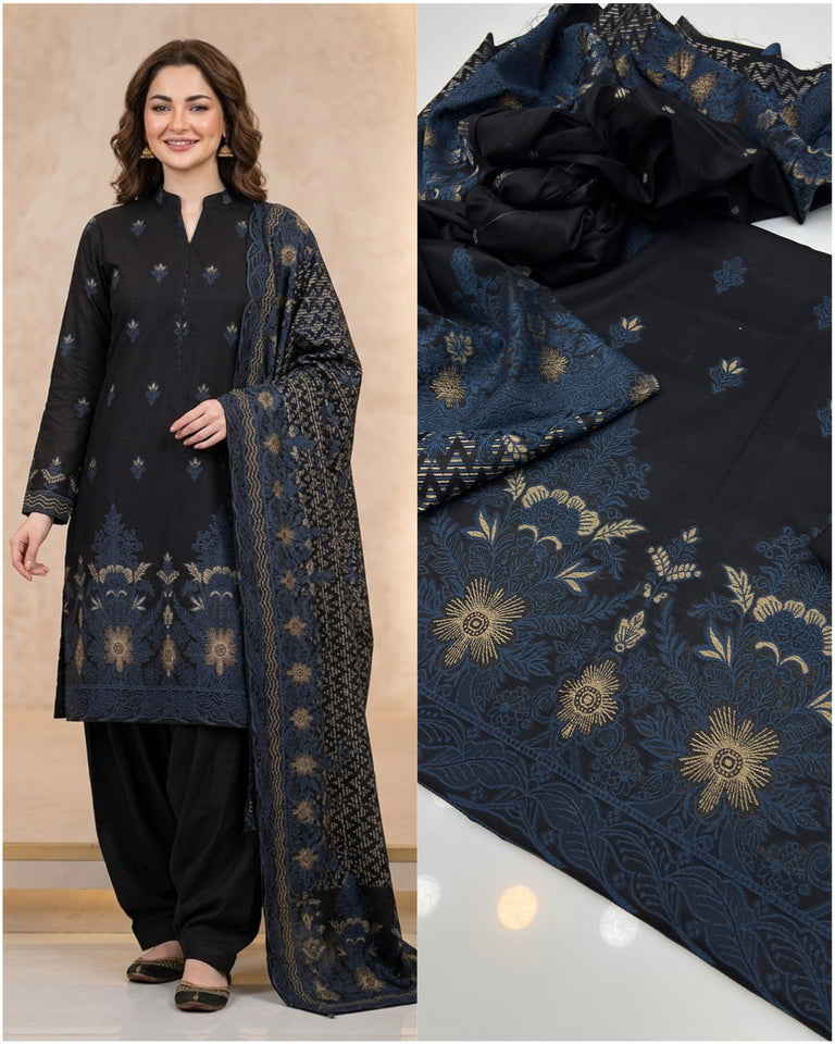 Tawakal Brand lawn Jaquard Dress