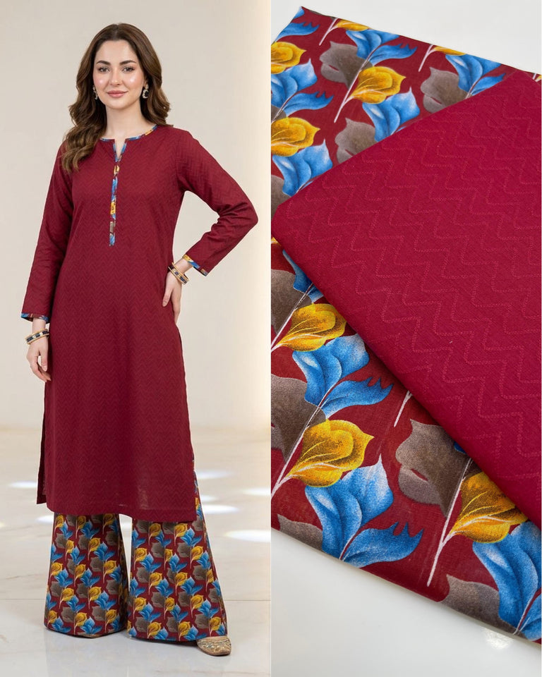 Chikan kari 2 pc Dress