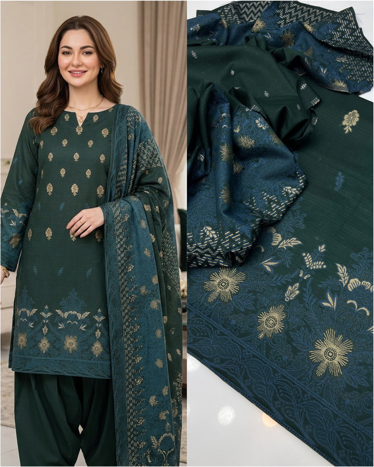 Tawakal Brand lawn Jaquard Dress