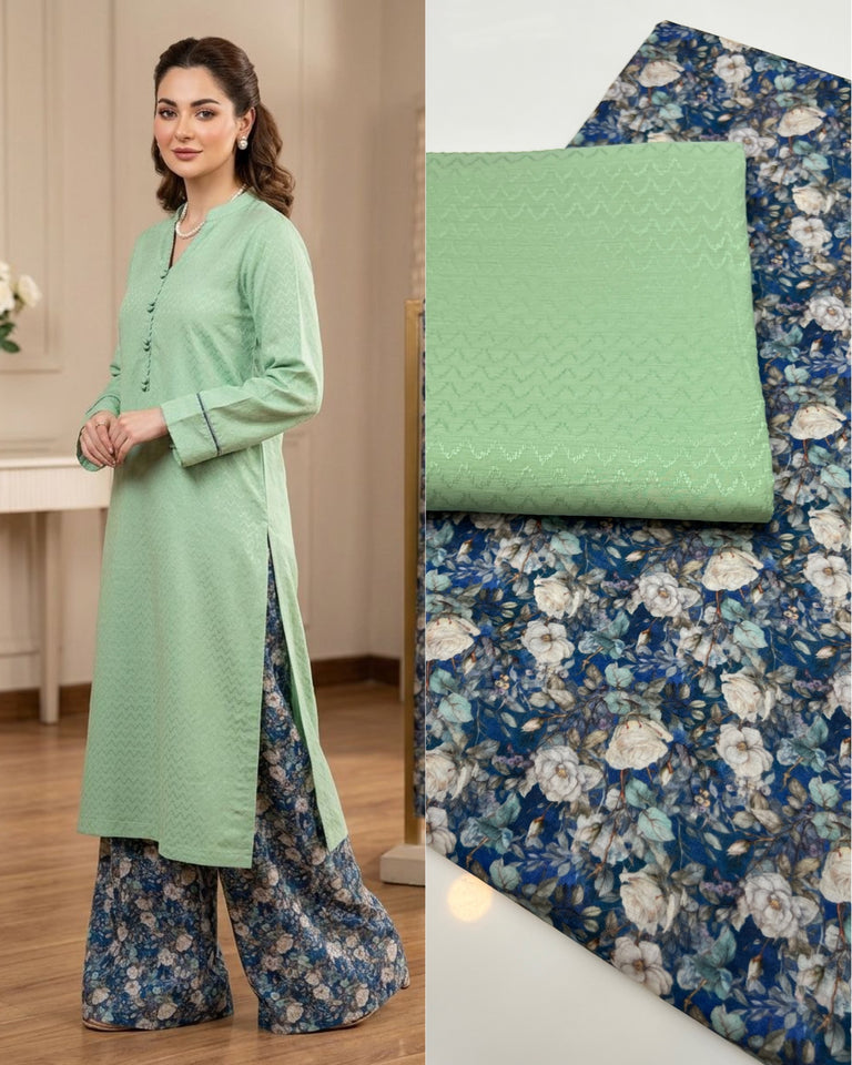 Chikan kari 2 pc Dress
