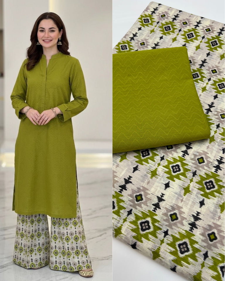 Chikan kari 2 pc Dress