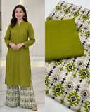 Chikan kari 2 pc Dress
