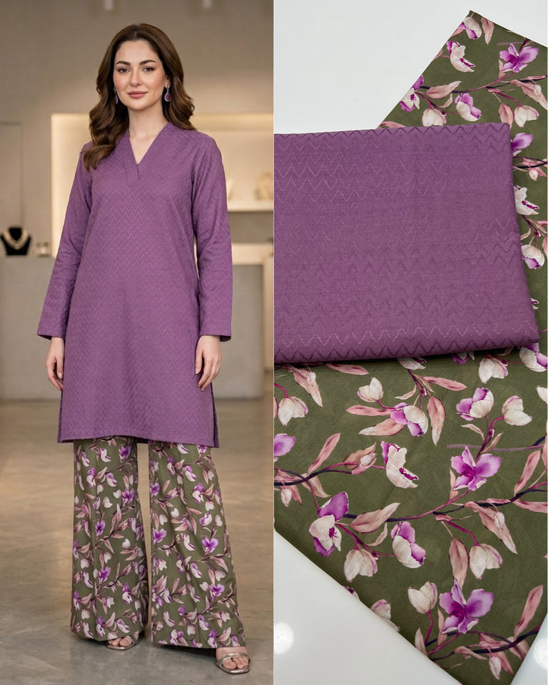 Chikan kari 2 pc Dress