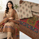 kalamkari Pashmina wool Dress