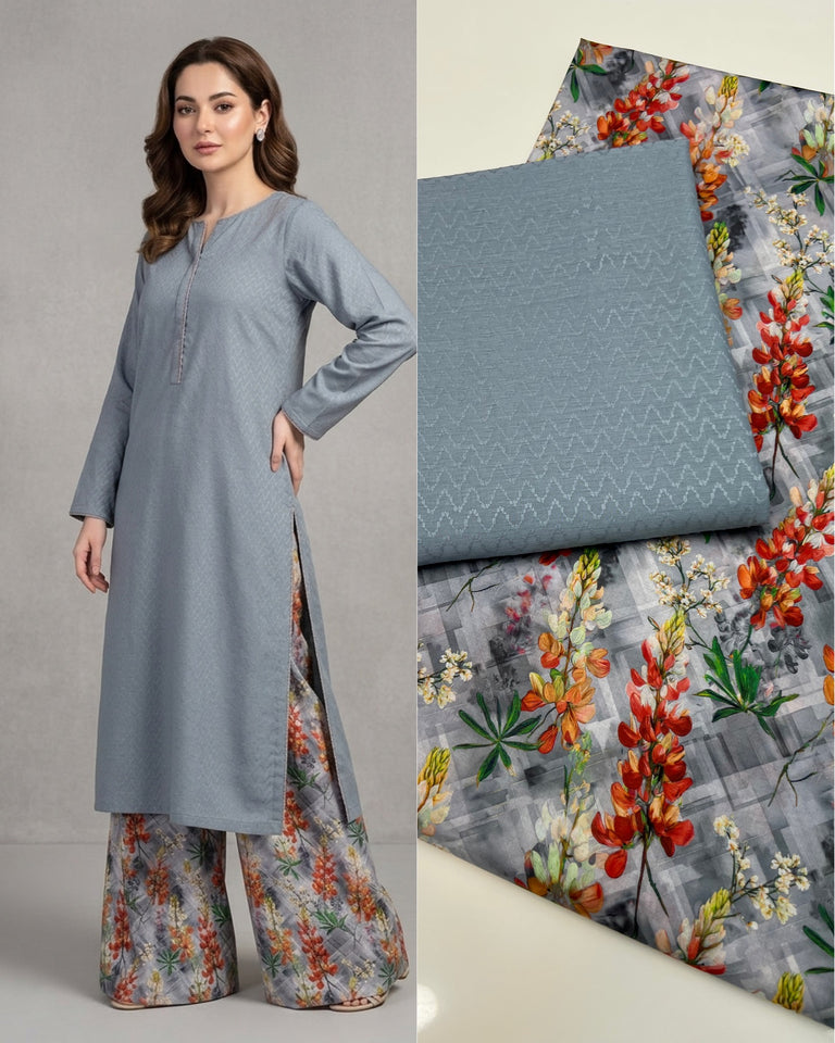 Chikan kari 2 pc Dress