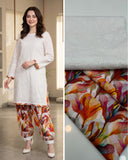 Chikan kari 2 pc dress