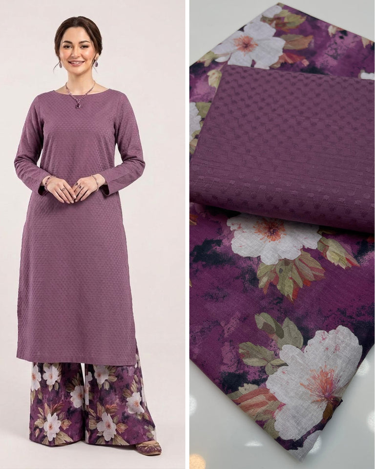 Chikan kari 2 pc Dress